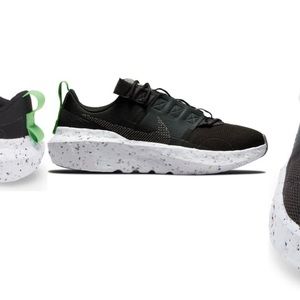 Nike Crater Impact Running Shoes Sneakers Womens 8 Black Grey